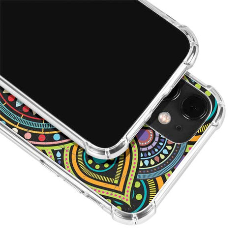 Sacred Wheel Colored iPhone 12 Clear Case