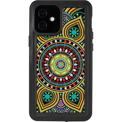 Sacred Wheel Colored iPhone 12 Mini Waterproof Case