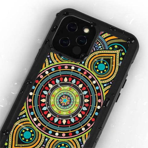 Sacred Wheel Colored iPhone 12 Pro Waterproof Case