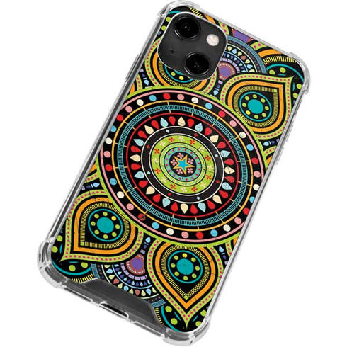 Sacred Wheel Colored iPhone 14 Clear Case