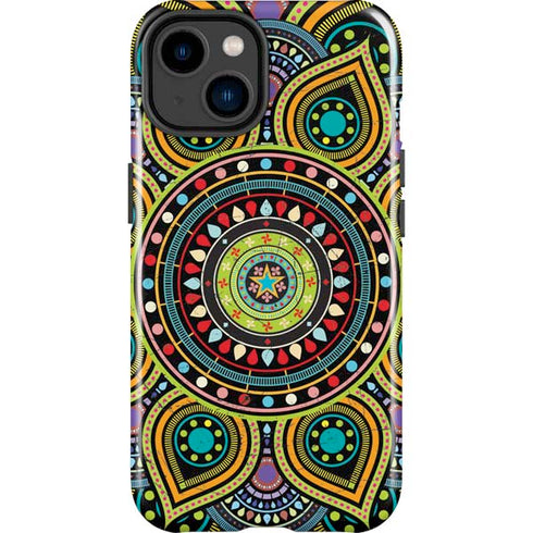 Sacred Wheel Colored iPhone 15 Plus Impact Case