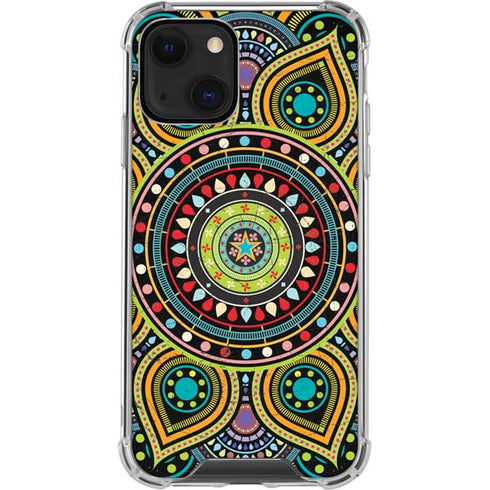 Sacred Wheel Colored iPhone 14 Plus Clear Case