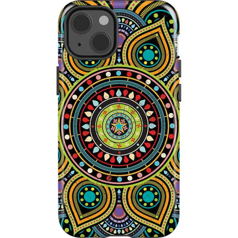 Sacred Wheel Colored iPhone 15 Impact Case