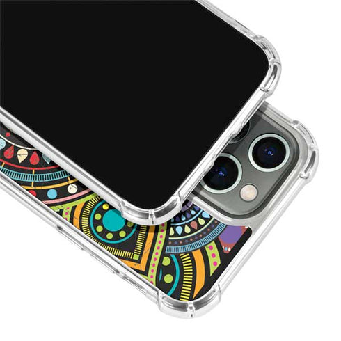 Sacred Wheel Colored iPhone 15 Pro Clear Case