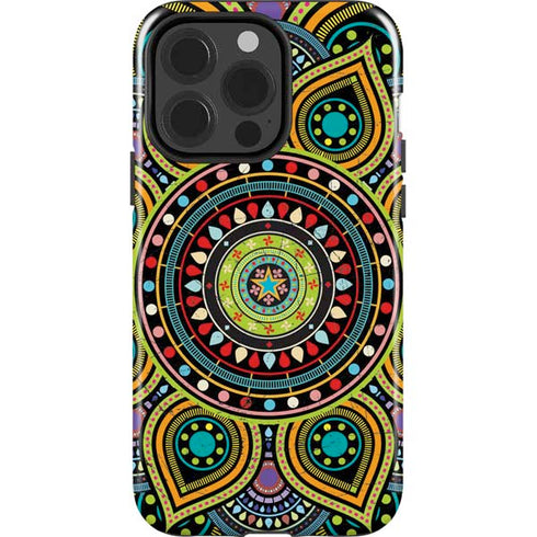 Sacred Wheel Colored iPhone 15 Pro Impact Case