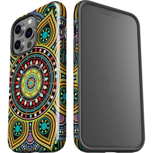 Sacred Wheel Colored iPhone 14 Pro Impact Case