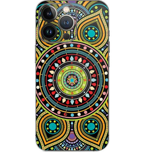Sacred Wheel Colored iPhone 14 Pro Skin