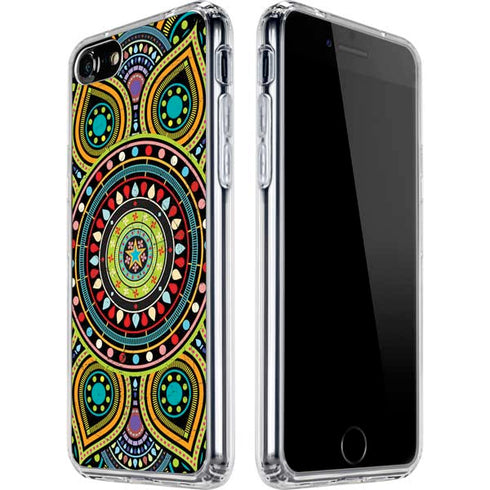 Sacred Wheel Colored iPhone SE (2nd & 3rd Gen) Clear Case