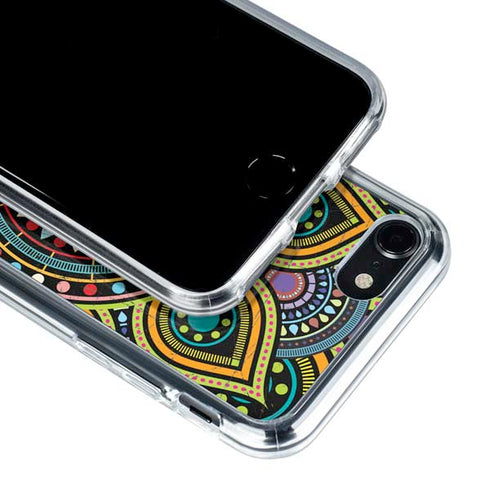 Sacred Wheel Colored iPhone SE (2nd & 3rd Gen) Clear Case
