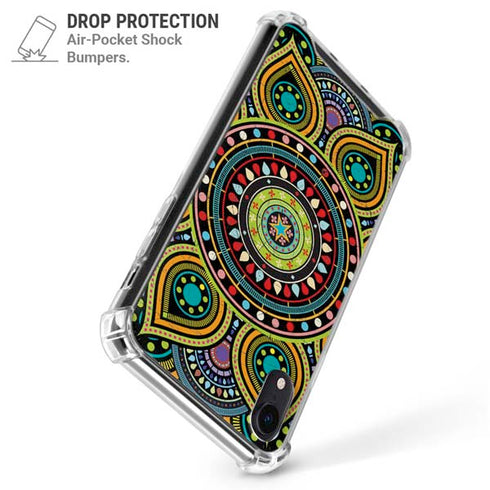 Sacred Wheel Colored iPhone XR Clear Case