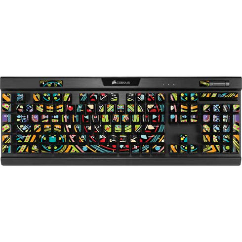 Sacred Wheel Colored K95 RGB PLATINUM Mechanical Gaming Keyboard Skin