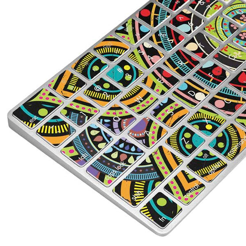 Sacred Wheel Colored Magic Keyboard Skin