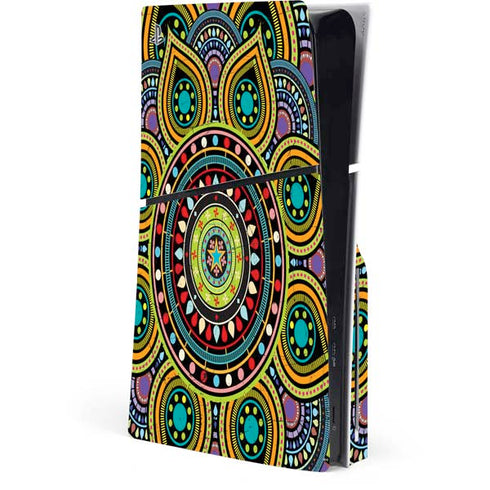 Sacred Wheel Colored PS5 Slim Disk Console Skin
