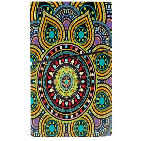 Sacred Wheel Colored PS5 Slim Disk Console Skin