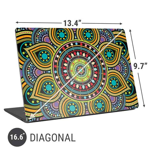 Sacred Wheel Colored Universal Laptop 16.6in (13.4 x 9.7in) Skin