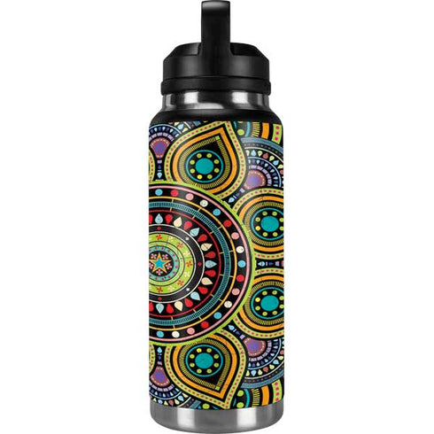 Sacred Wheel Colored YETI Rambler 36oz Bottle Skin