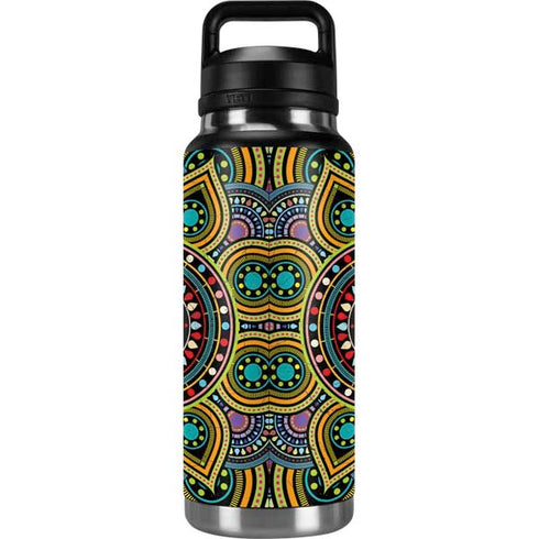 Sacred Wheel Colored YETI Rambler 36oz Bottle Skin