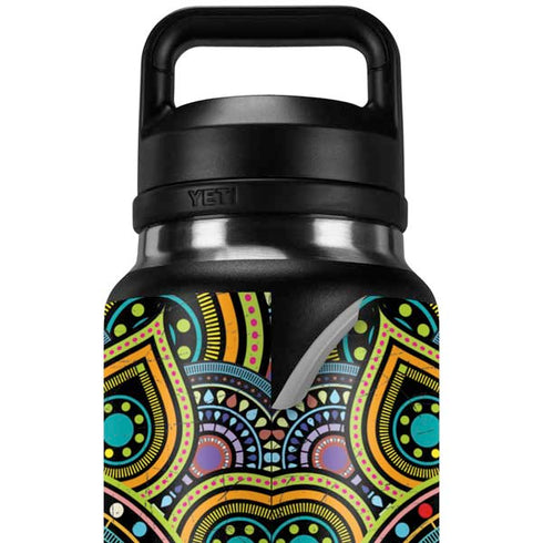 Sacred Wheel Colored YETI Rambler 36oz Bottle Skin