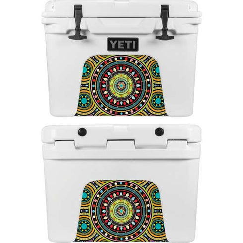 Sacred Wheel Colored YETI Tundra 35 Hard Cooler Skin