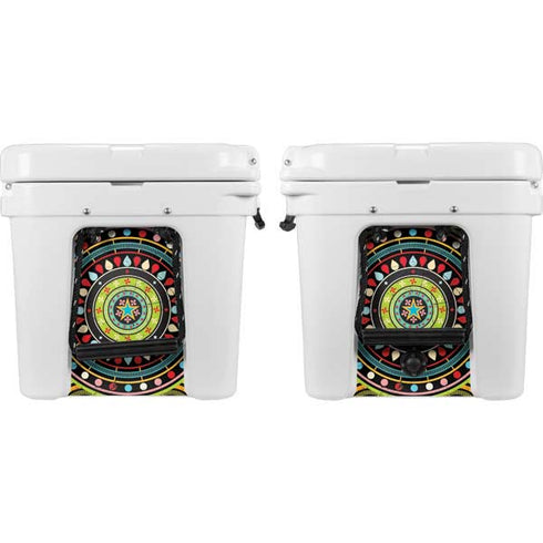 Sacred Wheel Colored YETI Tundra 45 Hard Cooler Skin
