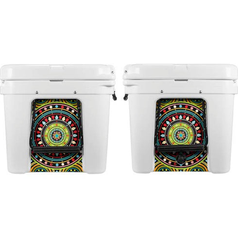 Sacred Wheel Colored YETI Tundra 65 Hard Cooler Skin