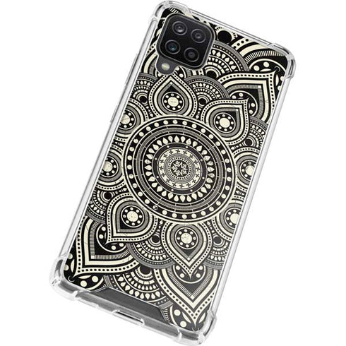 Sacred Wheel Galaxy A12 Clear Case