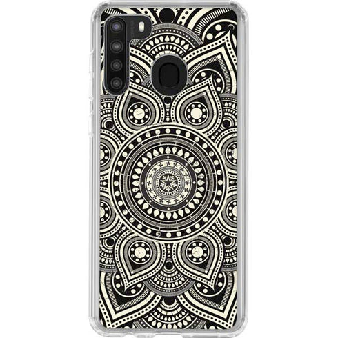 Sacred Wheel Galaxy A21 Clear Case