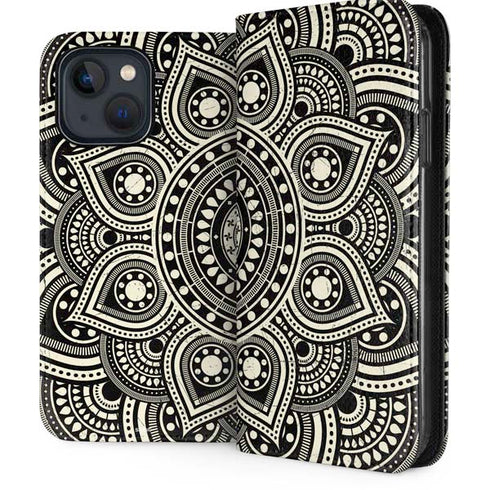 Sacred Wheel iPhone 15 Plus Folio Case