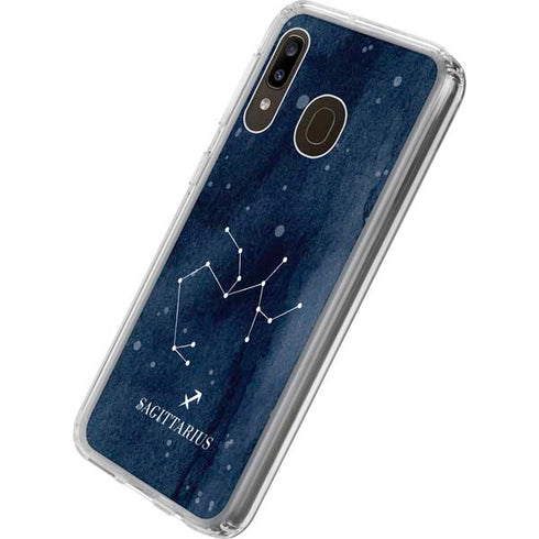 Sagittarius Constellation Galaxy A20 Clear Case