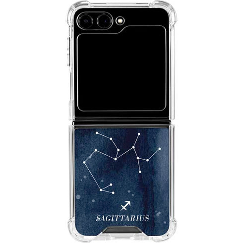 Sagittarius Constellation Galaxy Z Flip5 5G Clear Case