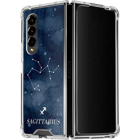 Sagittarius Constellation Galaxy Z Fold4 5G Clear Case