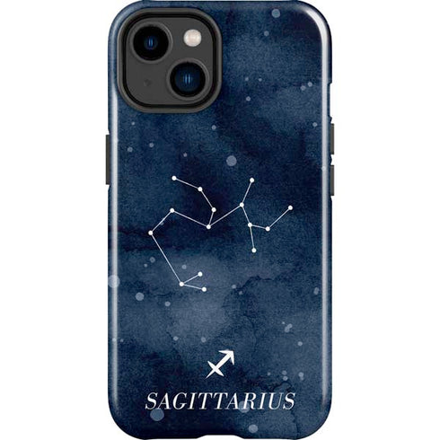 Sagittarius Constellation iPhone 14 Plus Impact Case