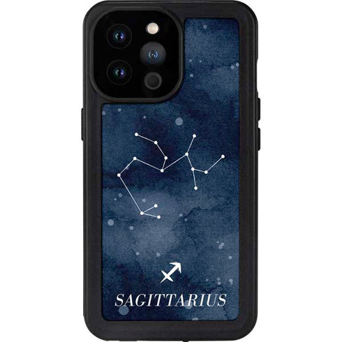 Sagittarius Constellation iPhone 14 Pro Max Waterproof Case