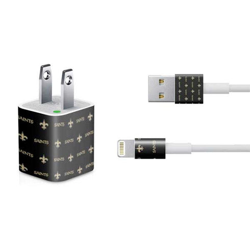 NFL New Orleans Saints Blitz Series iPhone Charger (5W USB) Skin