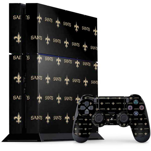 NFL New Orleans Saints Blitz Series PS4 Console and Controller Bundle Skin