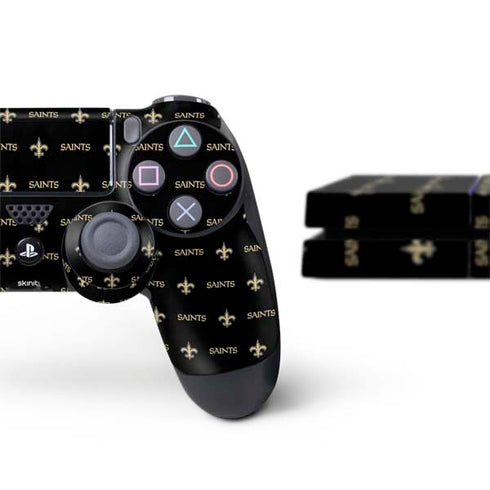 NFL New Orleans Saints Blitz Series PS4 Console and Controller Bundle Skin