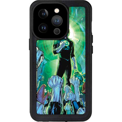 DC Comics Green Lantern Dark Days Cover #4 New 52 Art by Billy Tan iPhone 14 Pro Waterproof Case