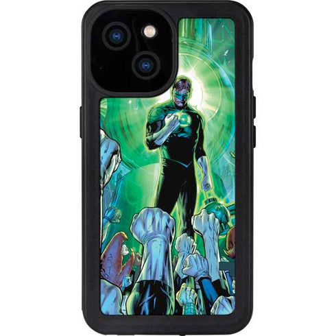 DC Comics Green Lantern Dark Days Cover #4 New 52 Art by Billy Tan iPhone 15 Waterproof Case
