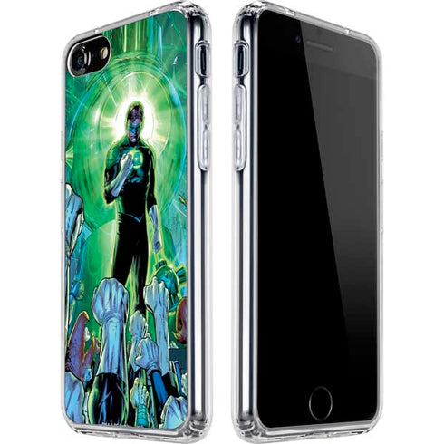 DC Comics Green Lantern Dark Days Cover #4 New 52 Art by Billy Tan iPhone SE (2nd & 3rd Gen) Clear Case