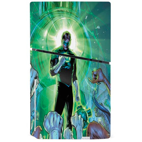 DC Comics Green Lantern Dark Days Cover #4 New 52 Art by Billy Tan PS5 Slim Disk Console Skin