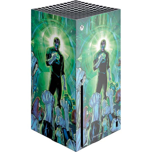 DC Comics Green Lantern Dark Days Cover #4 New 52 Art by Billy Tan Xbox Series X Console Skin