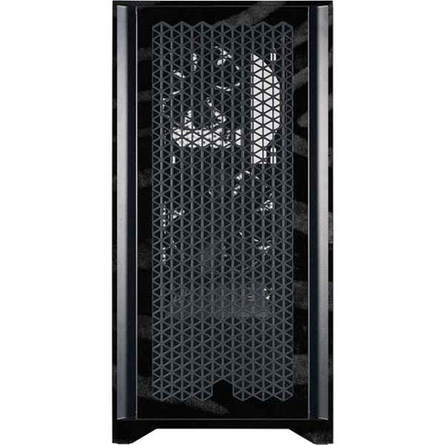 NBA San Antonio Spurs Black Animal Print Corsair 4000D Tempered Glass Mid-Tower ATX Case Skin