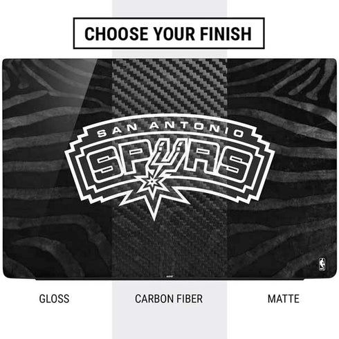 NBA San Antonio Spurs Black Animal Print Dell Vostro Skin