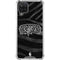 NBA San Antonio Spurs Black Animal Print Galaxy A12 Clear Case