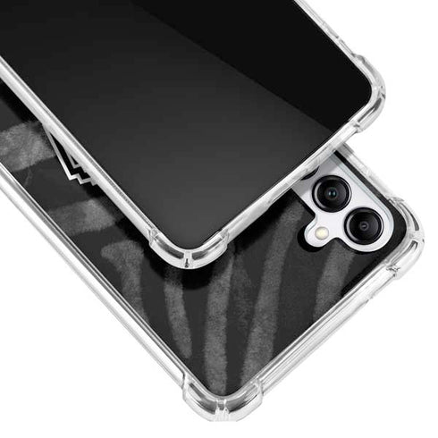 NBA San Antonio Spurs Black Animal Print Galaxy A14 5G Clear Case