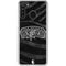 NBA San Antonio Spurs Black Animal Print Galaxy A21 Clear Case