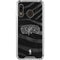 NBA San Antonio Spurs Black Animal Print Galaxy A30 Clear Case