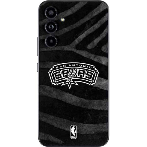 NBA San Antonio Spurs Black Animal Print Galaxy A54 5G Skin