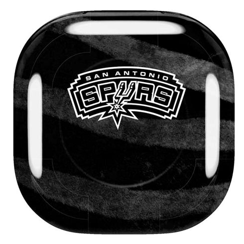 NBA San Antonio Spurs Black Animal Print Galaxy Buds Pro Skin