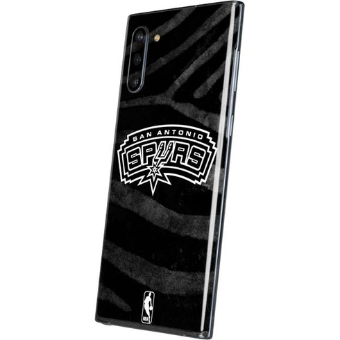 NBA San Antonio Spurs Black Animal Print Galaxy Note 10 Skin